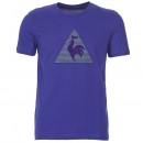 Le Coq Sportif Geo T Bleu - T-Shirts Manches Courtes Homme Paris